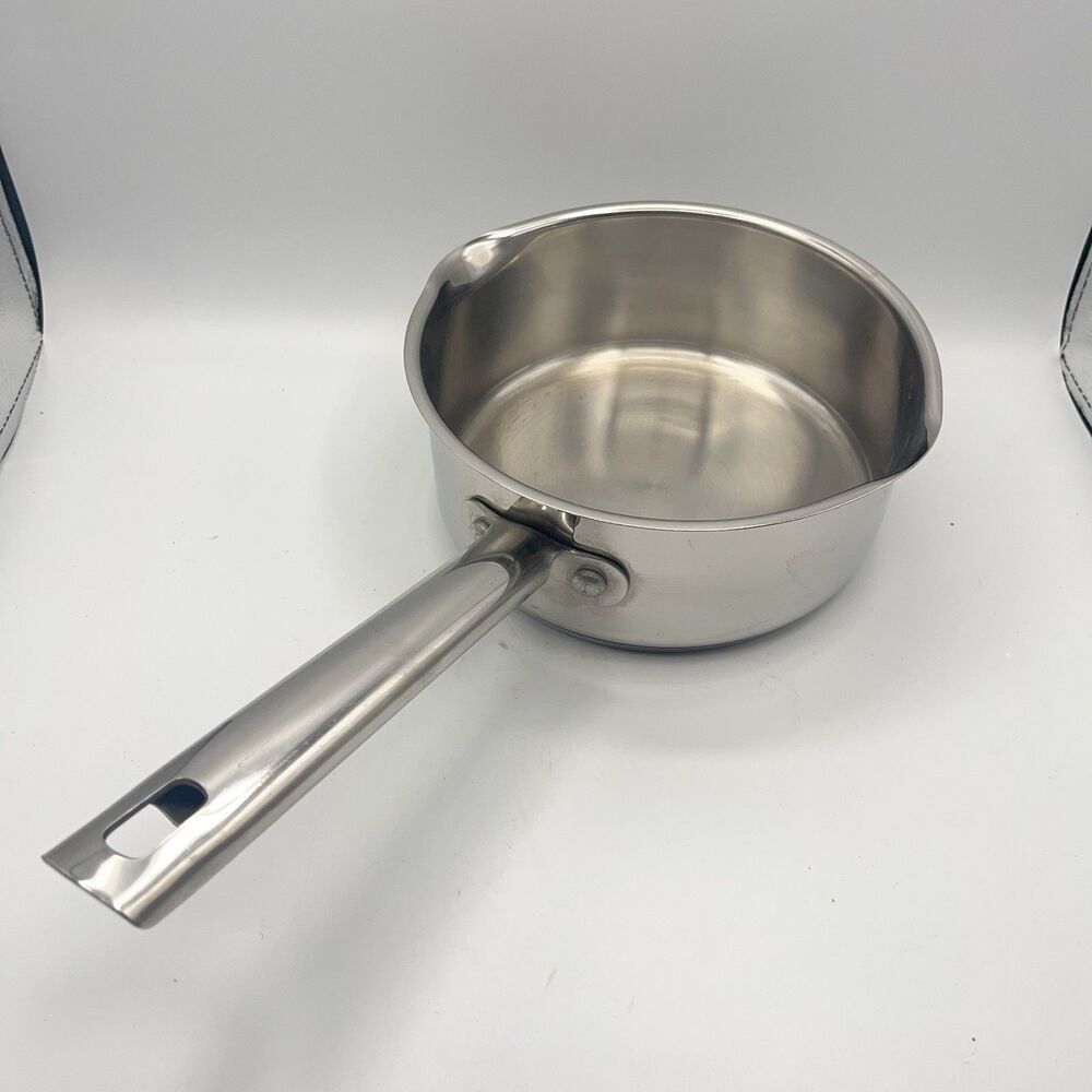 CLEAN Wolfgang Puck 2 qt Stainless Steel Saucepan Special Edition - No Lid